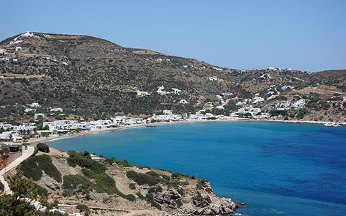 The Bay of Platis Gialos